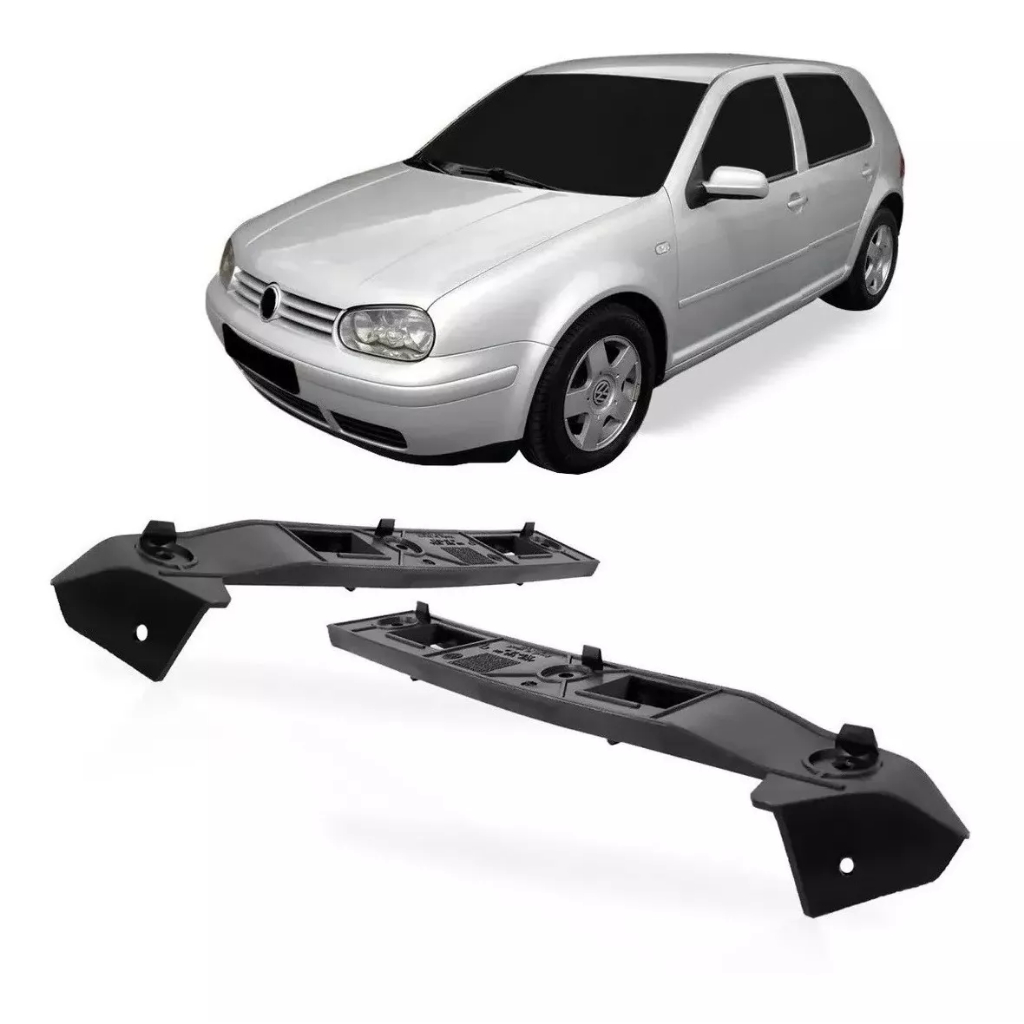 Par Suporte Guia Para-choque Dianteiro Golf 99 A 07