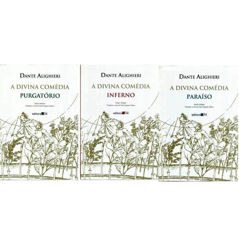 2769 Lvr- Livro 2004- A Divina Comédia- Purgatório- Inferno- Paraiso- Dante Alighieri- Trilogia- Literatura