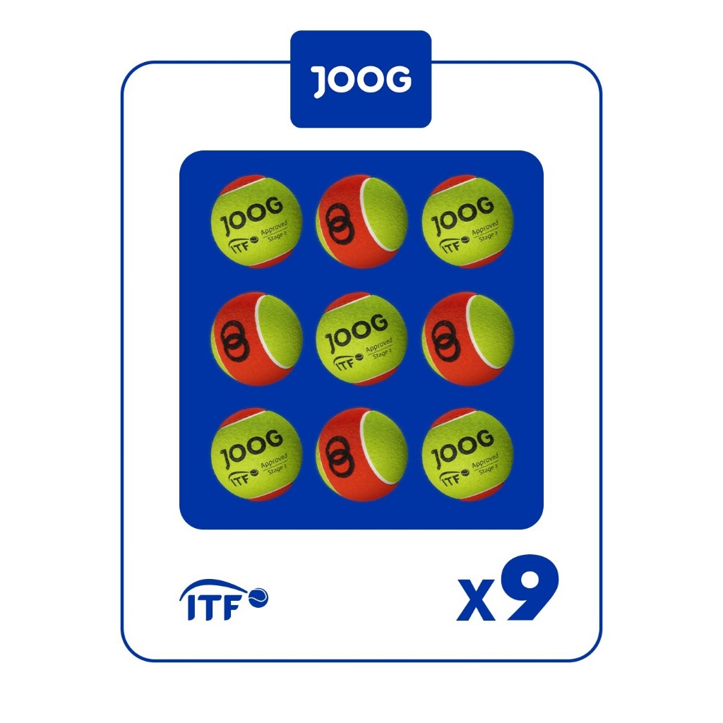 Kit Bola De Beach Tennis Joog Oficial Itf Stage 2 (9 Unidades) - Sports & Outdoors