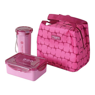 Kit Marmita Fitness Trabalho Com Copo 500 ml Bolsa Térmica Talher em Oferta na Shopee