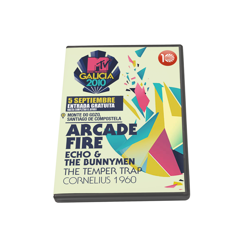 Arcade Fire Dvd Mtv Galicia - Xacobeo 2010 Echo & The Bunny