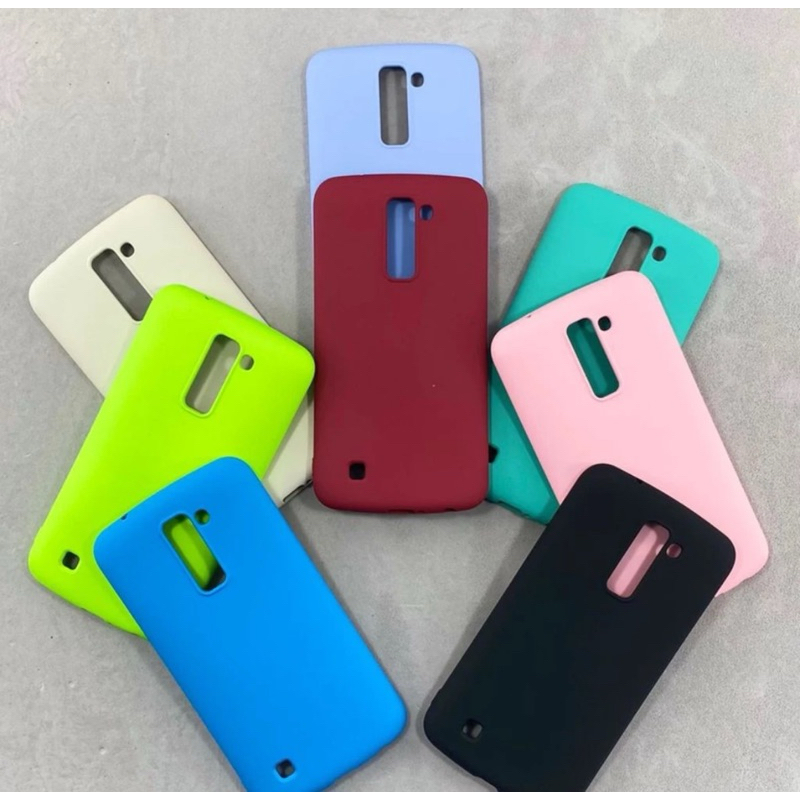 Capa LG k10 K430 Silicone Aveludada Colorida Capinha Anti Impacto 👍.