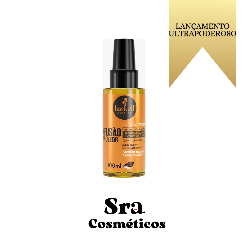 Óleo Nutritivo Infusão de Óleos 100ml Haskell