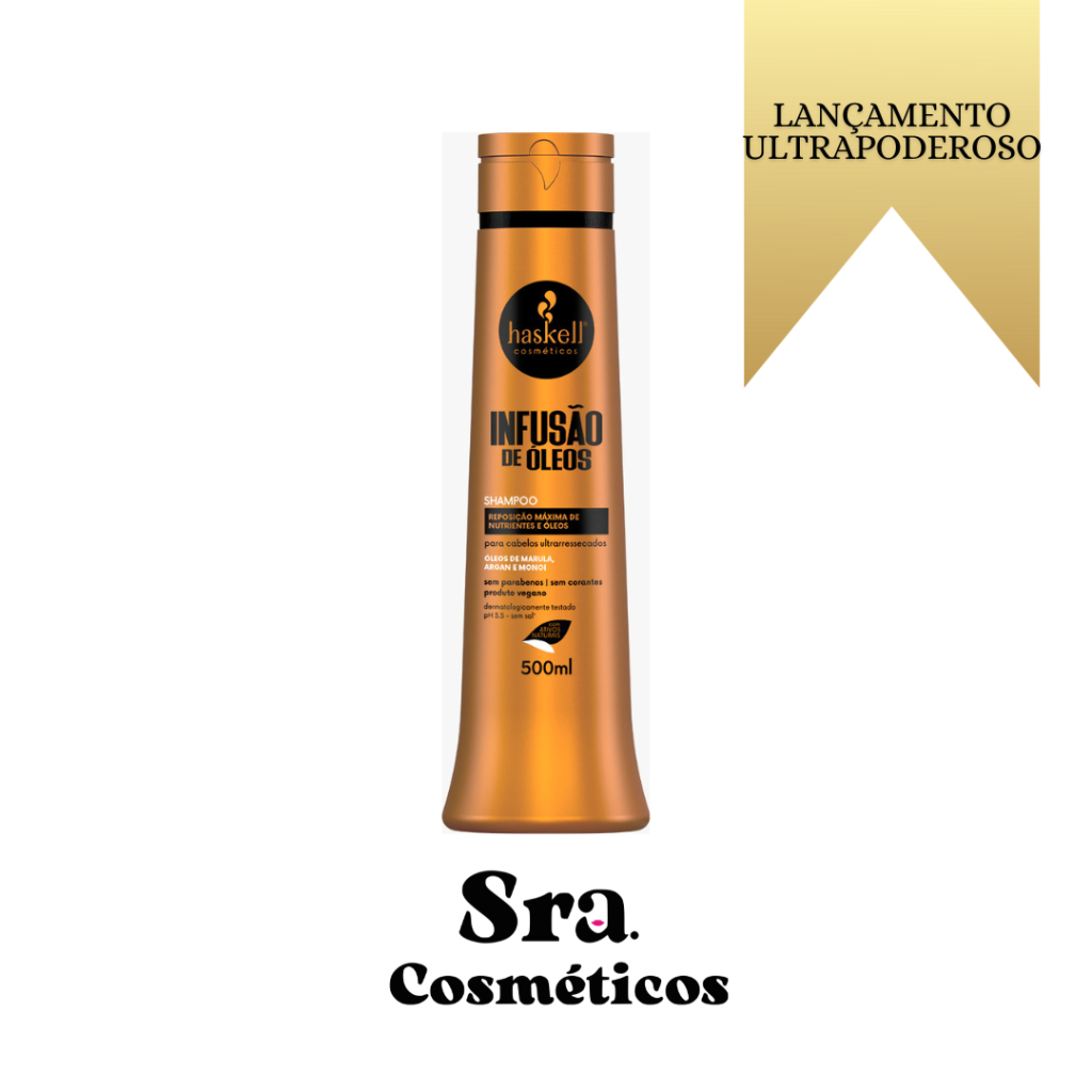 Shampoo Infusão de Óleos 500ml Haskell