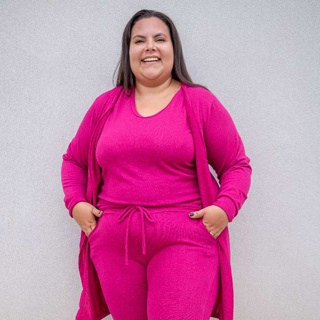 Conjunto PLUS | Conjunto 3 Peças | Conjunto Feminino em Oferta na Shopee