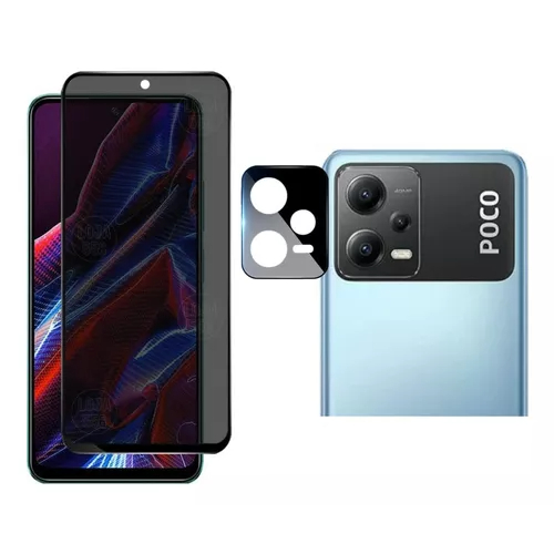 Película 3d Privacidade + Câmera Para Xiaomi Poco X5 5g em Oferta na Shopee