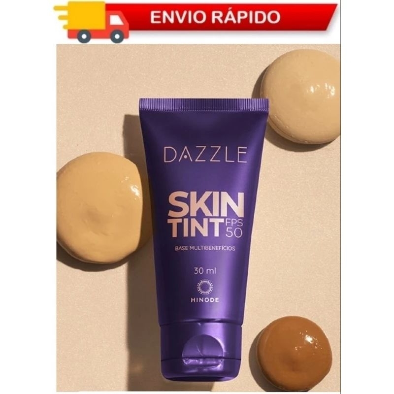 BASE DAZZLE SKIN TINT MULTIBENEFICÍOS FPS 50.( 30 ML)HND