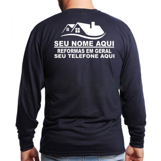 Kit Camiseta Personalizada Trabalho Uniforme Sua Logo 10 Pçs