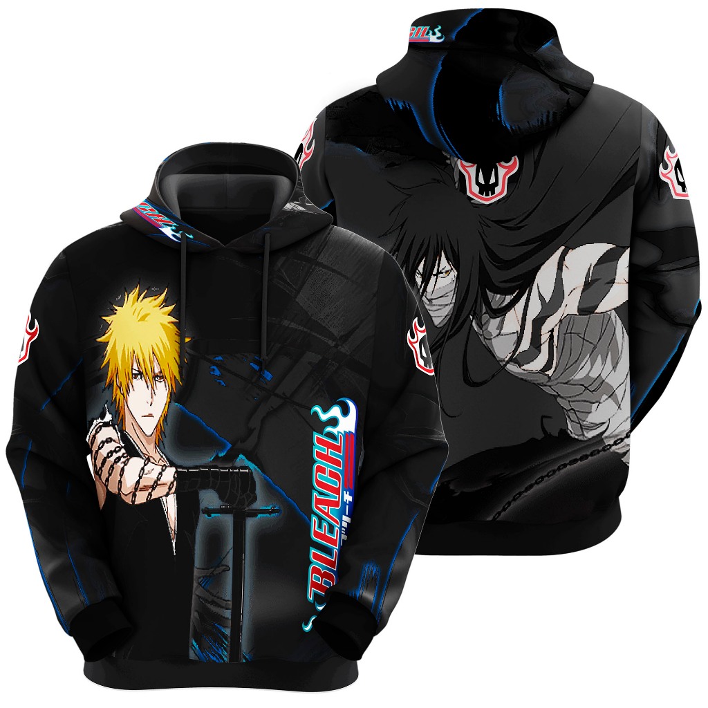 Blusa de Moletom Sublimado Adulto  Anime Bleach