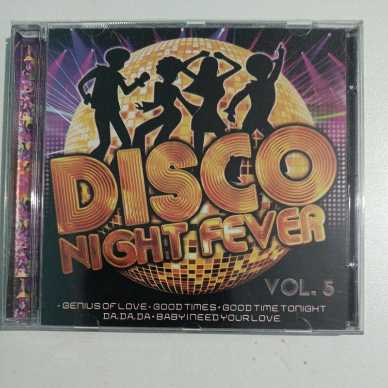 CD DISCO NIGHT FEVER 5/CHIC,TRIO, EARTH WIND FIRE,KC & SUNSHINE BAND,TOM TOM CLUB.