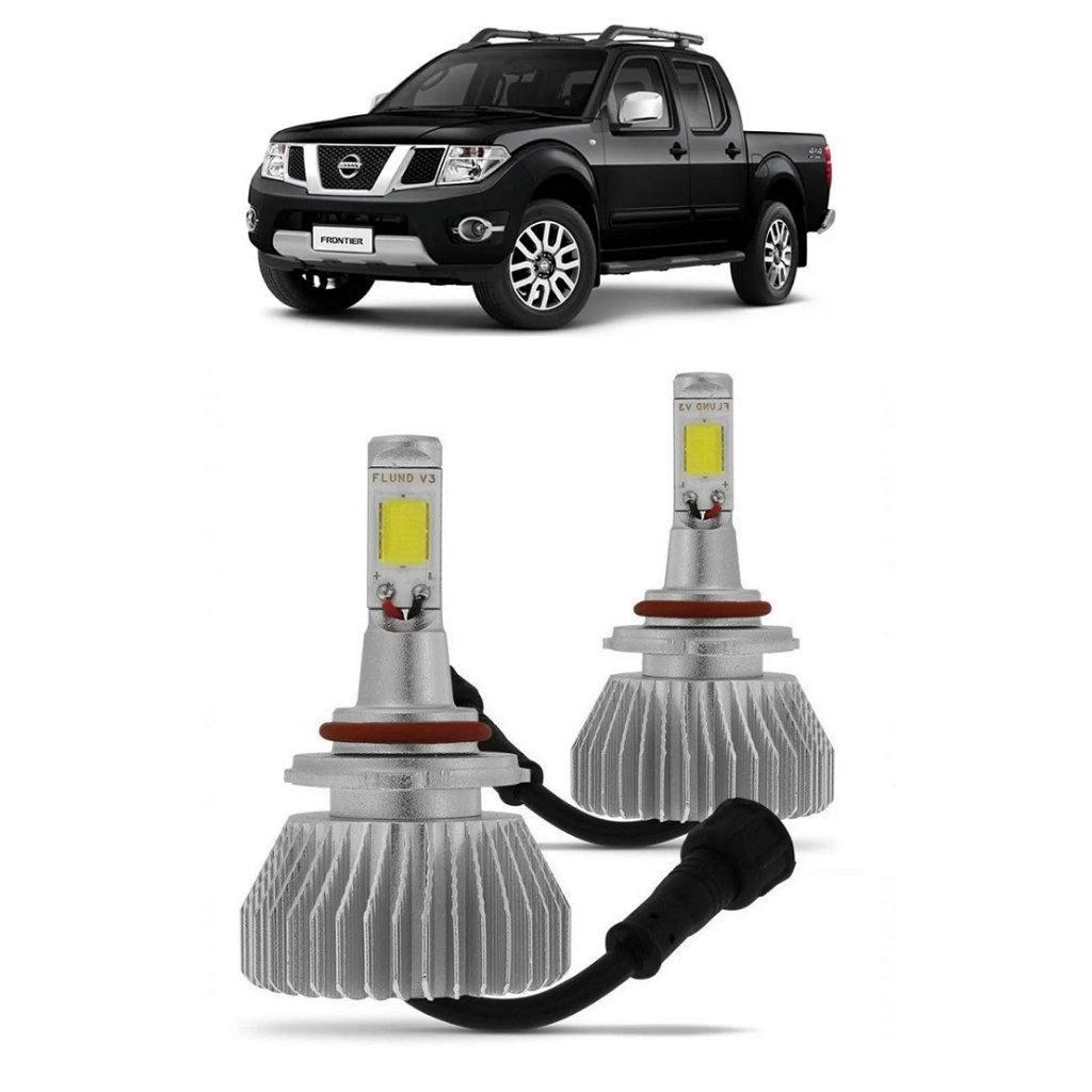 Par Lampada Super LED Farol de Milha Frontier 2008 2009 2010 2011 2012 2013 2014 2015 6000k H11