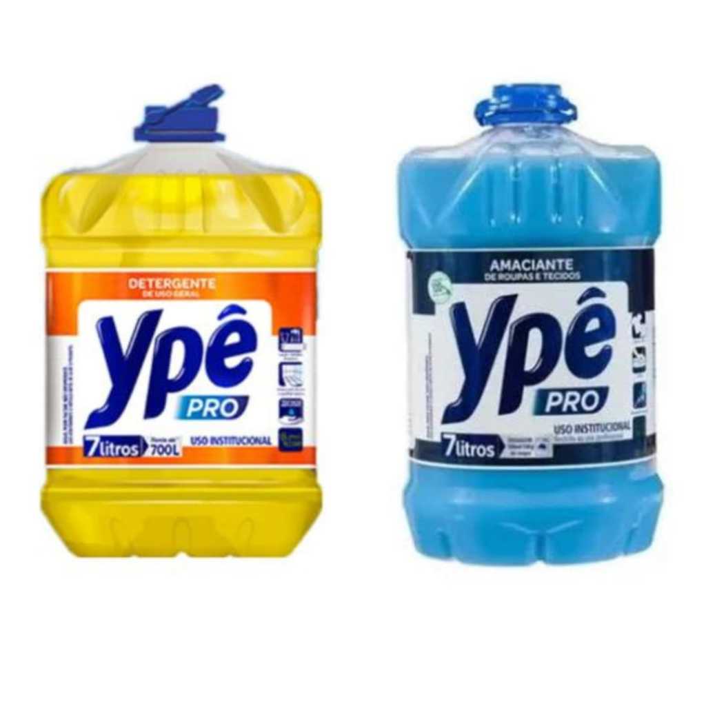 Galão Detergente Ypê 7 Litros Amaciante de Roupas Ypê 7 Litros — R$ 95,99 em Shopee, 12% OFF