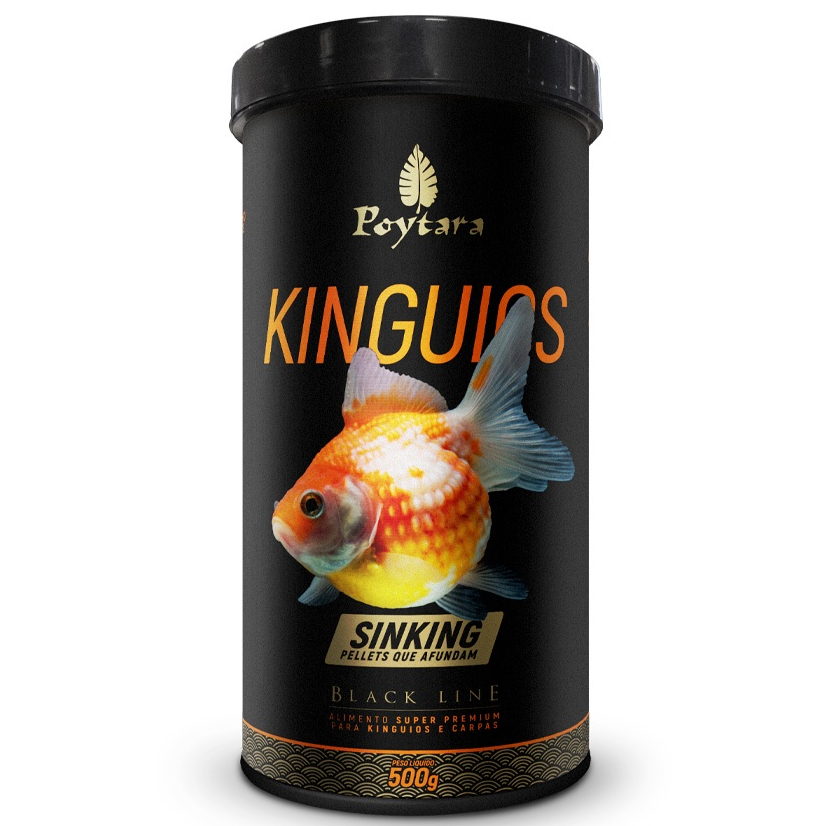Poytara Kinguio Black Line Sinking 500g - Goldfish - Afunda