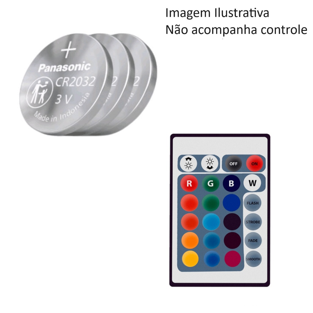 Bateria Para Controle Remoto Fita Led Rgb
