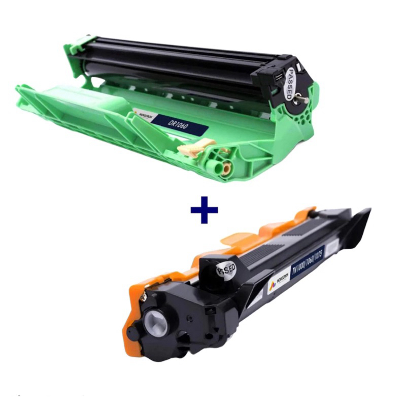 Kit Toner + Fotocondutor Compatível Brother TN1060 DR1060 HL1112 HL1202 HL1212W 1602 1512 1617NW