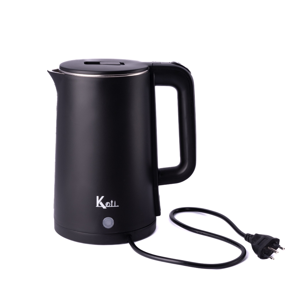 Chaleira Jarra Elétrica Modern Inox Preta 220v e 110v 1.5L