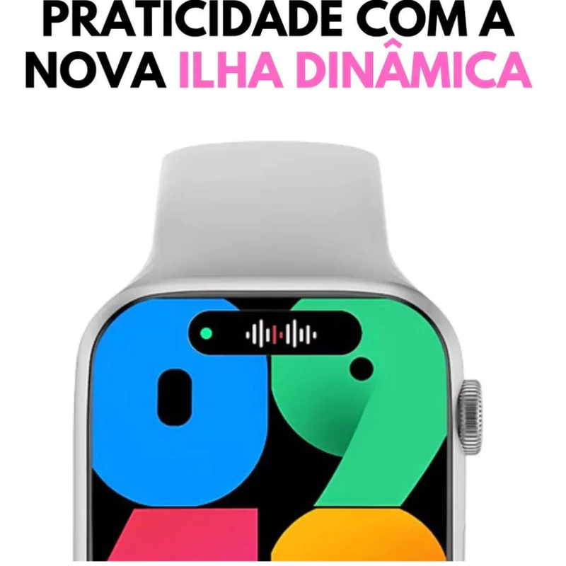 Smartwatch W29S Série 9 Ilha Dinâmica 47mm Original — foto 6