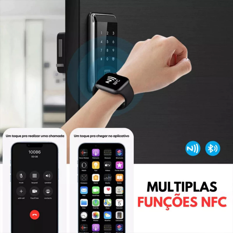 Smartwatch W29S Série 9 Ilha Dinâmica 47mm Original — foto 8