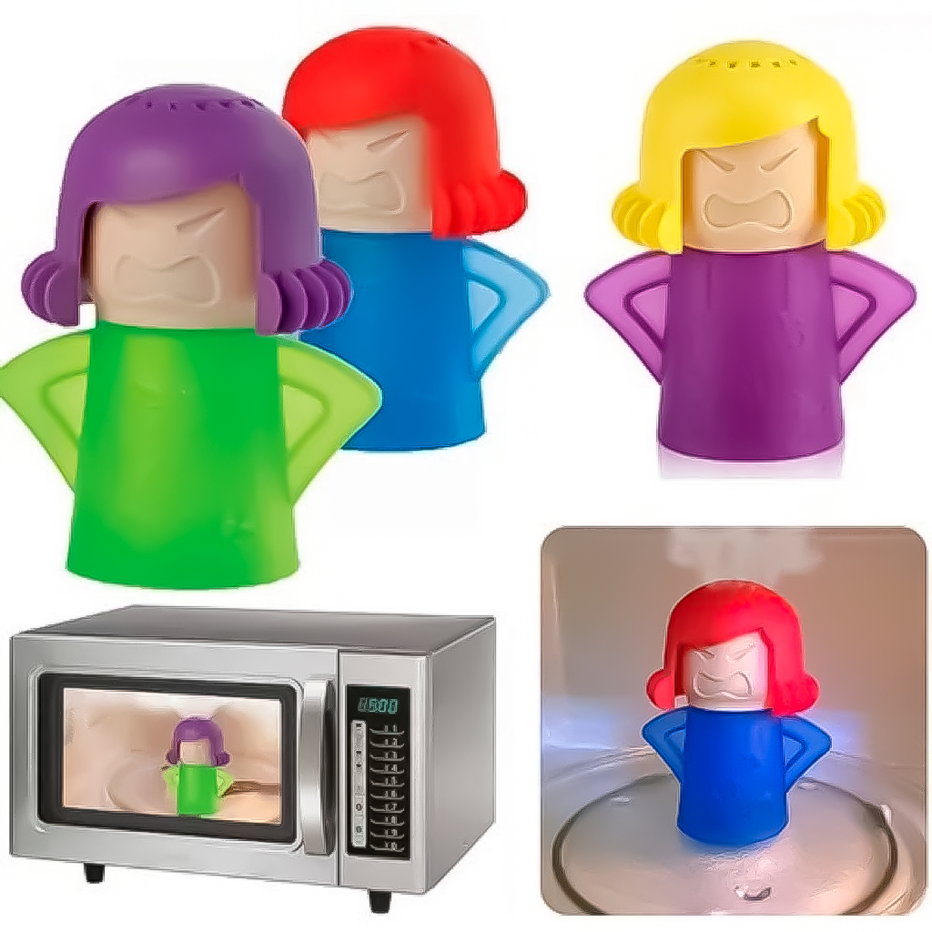 Limpador De Micro-ondas Maria Zangada Para Sujeira Resíduos de alimentos - Home & Living