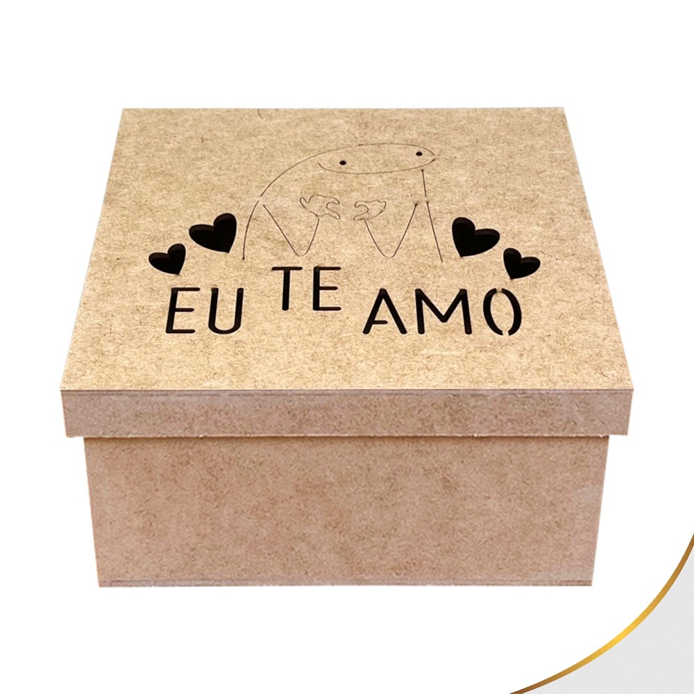 Caixa Meme 20x20x10 Mdf Cru Tampa Sapato Lembrancinha em Oferta na Shopee
