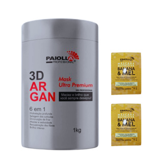 Btox Paiolla 3d Argan 6 Em 1 Ultra Premium 1kg em Oferta na Shopee