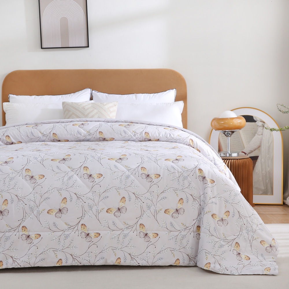 Edredom King Dupla Face Estampado 300 Fios Sono Leve - Home & Living