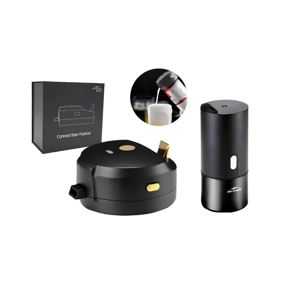 Combo Chopeira P/ Garrafas + Latas Portátil Maquina De Chop Star Compass