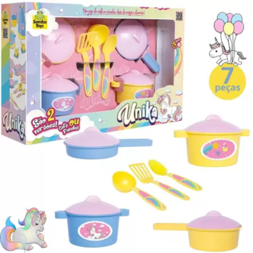 Unika café ou Panelinhas Samba Toys Brinquedos
