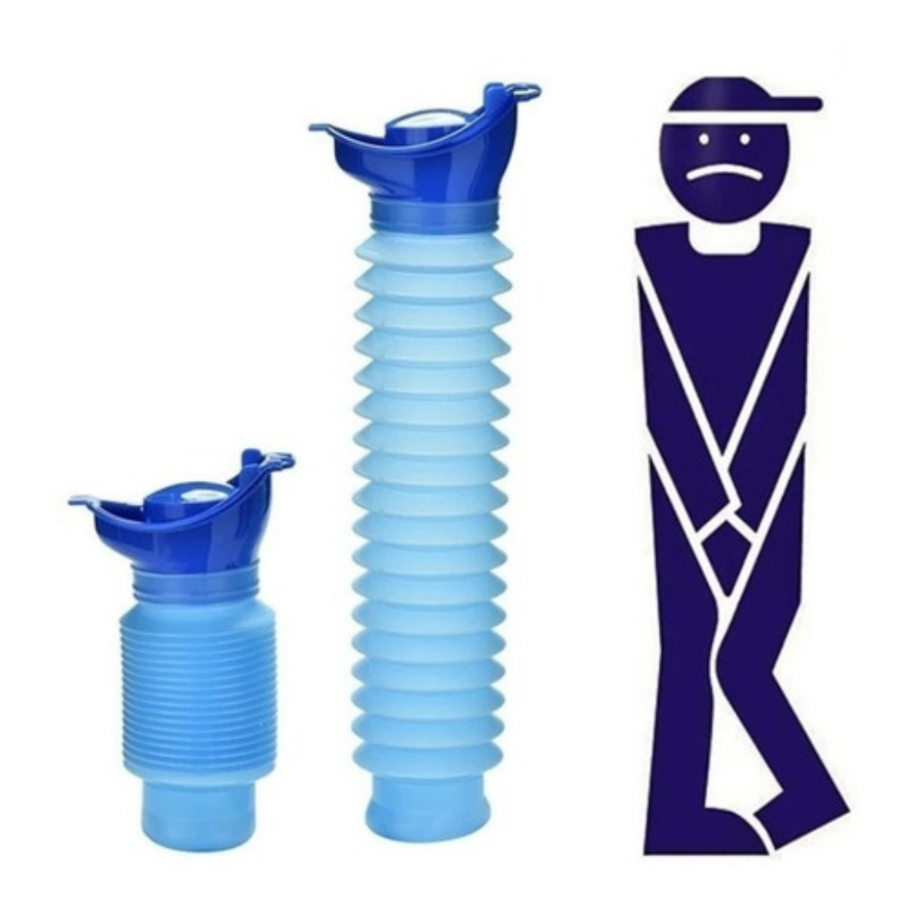 Mictório Portátil De Emergência Viagem/Acampamento/Carro/Vaso Sanitário/Garrafa Masculino E Feminino em Oferta na Shopee