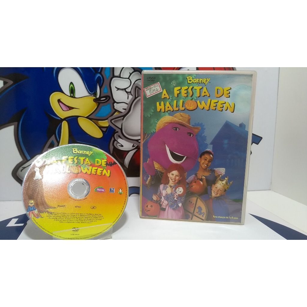 Dvd Barney A Festa De Halloween Arte Som