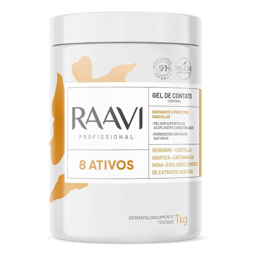 Gel De Contato 8 Ativos Raavi 1 Kg em Oferta na Shopee