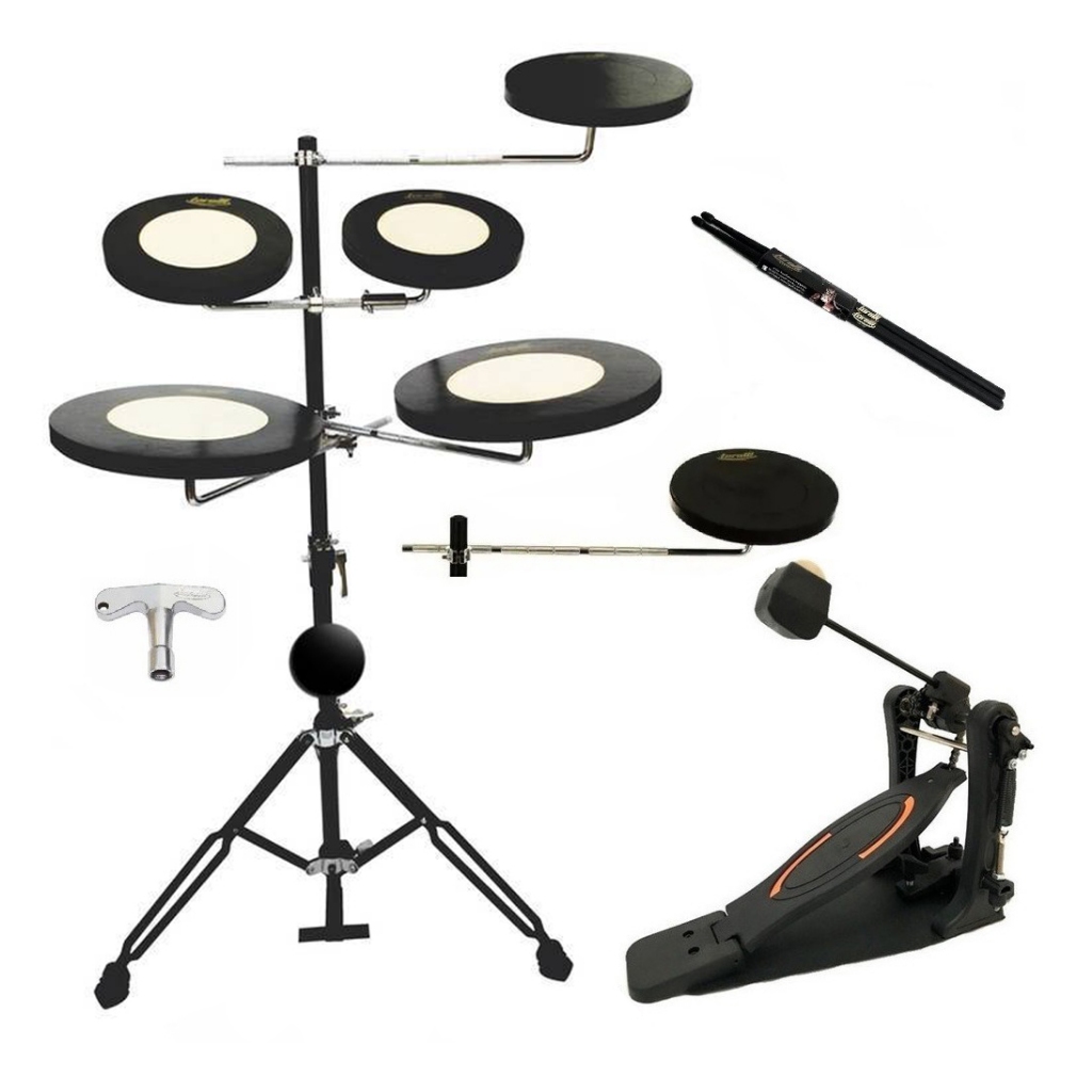 Bateria de Estudo com 7 Pads + Pedal Rmv (Pac023)