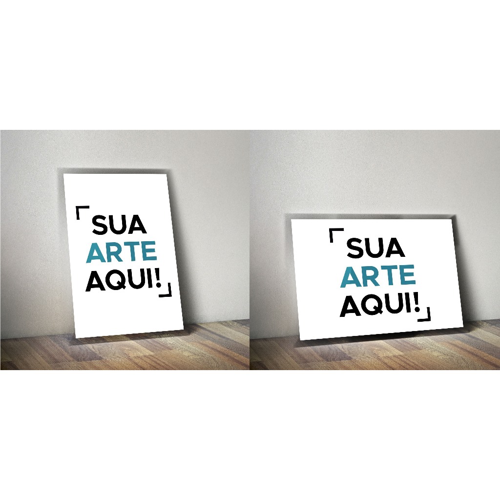 Placa Decorativa MDF (14x20cm ou 20x28cm) Personalizado com sua Arte (com a arte que enviar) - Quadro Parede & Decoração em Oferta na Shopee