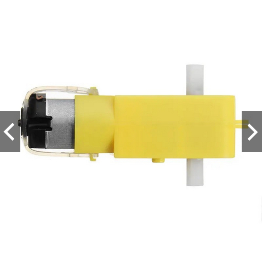Motor 3 a 9v dc com Caixa de Redução Chassi Carro — imagem 2 de 2