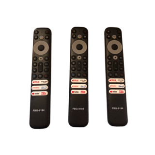 Kit 3 Controle Smart Tcl Netflix Globoplay Disney Prime video