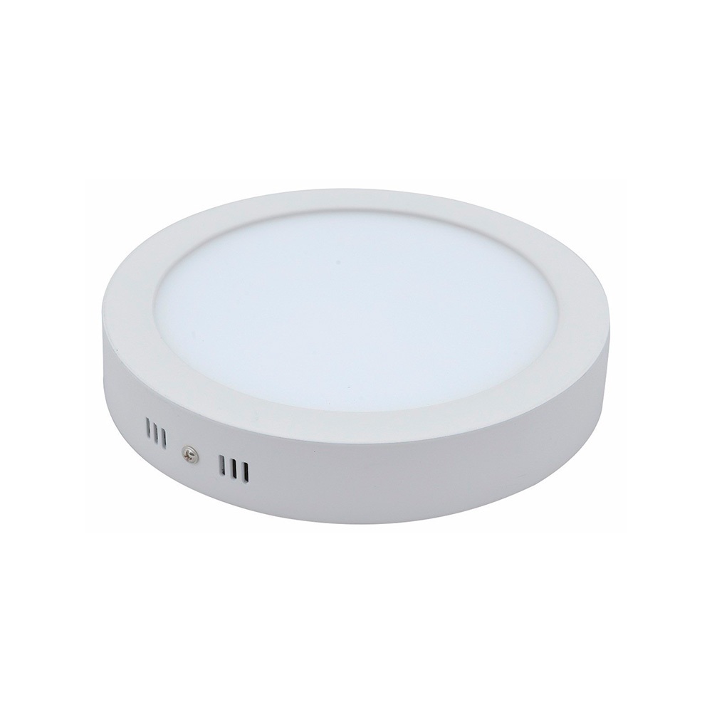 Luminária 22cm Plafon De Led 18w Para Ventilador De Teto Com Furo no Eixo Central