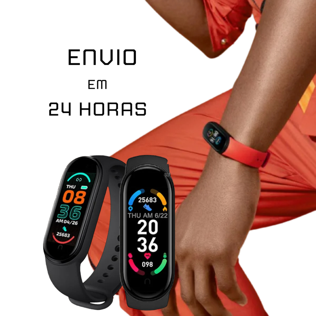 Relógio Inteligente Bluetooth M6 resistente a água/Smartwatch Esportivo MI M6