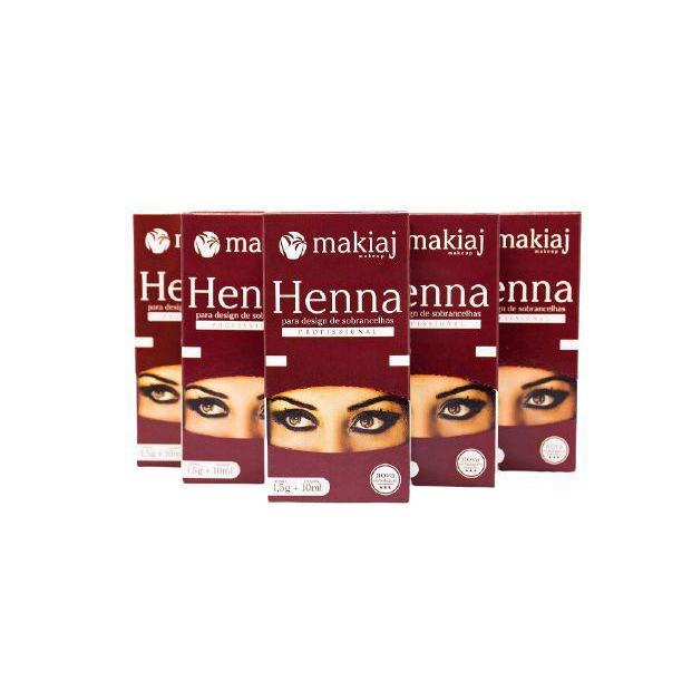 Henna Rena para sobrancelha Makiaj cores designer de sobrancelha