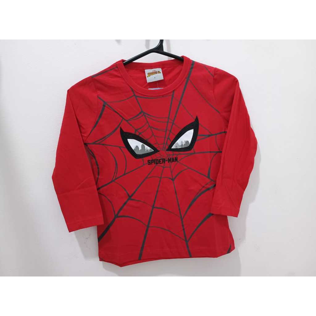 Camisa de Manga Longa Homem Aranha Fakini