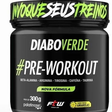 PRE TREINO DIABO VERDE PO 300G DRY FTW - Nova Fórmula!!!