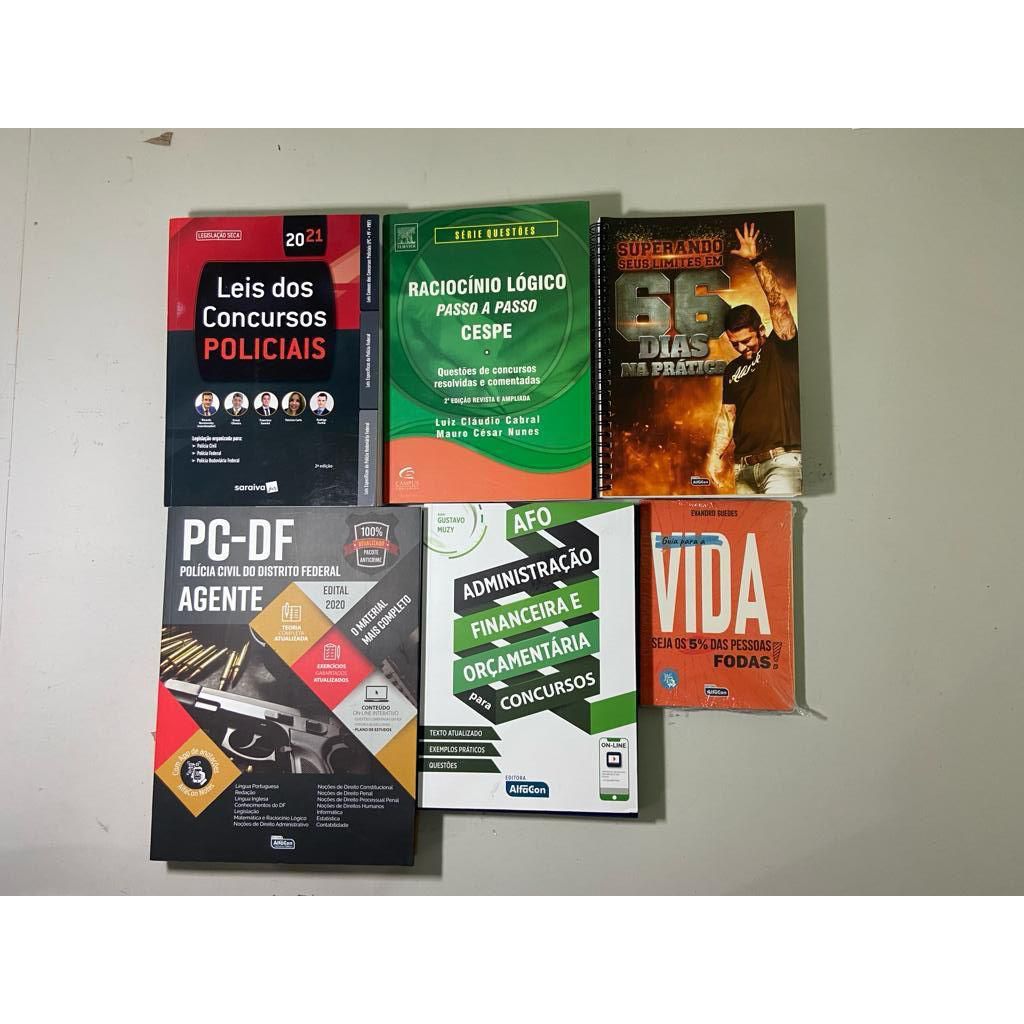 Carreiras Policiais Policia Civil do Distrito Federal - Agente (com 6 livros)