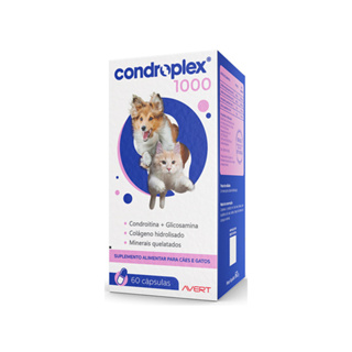Condroplex 1000 Mg Suplem. Cães E Gatos Avert 60 Cápsulas em Oferta na Shopee