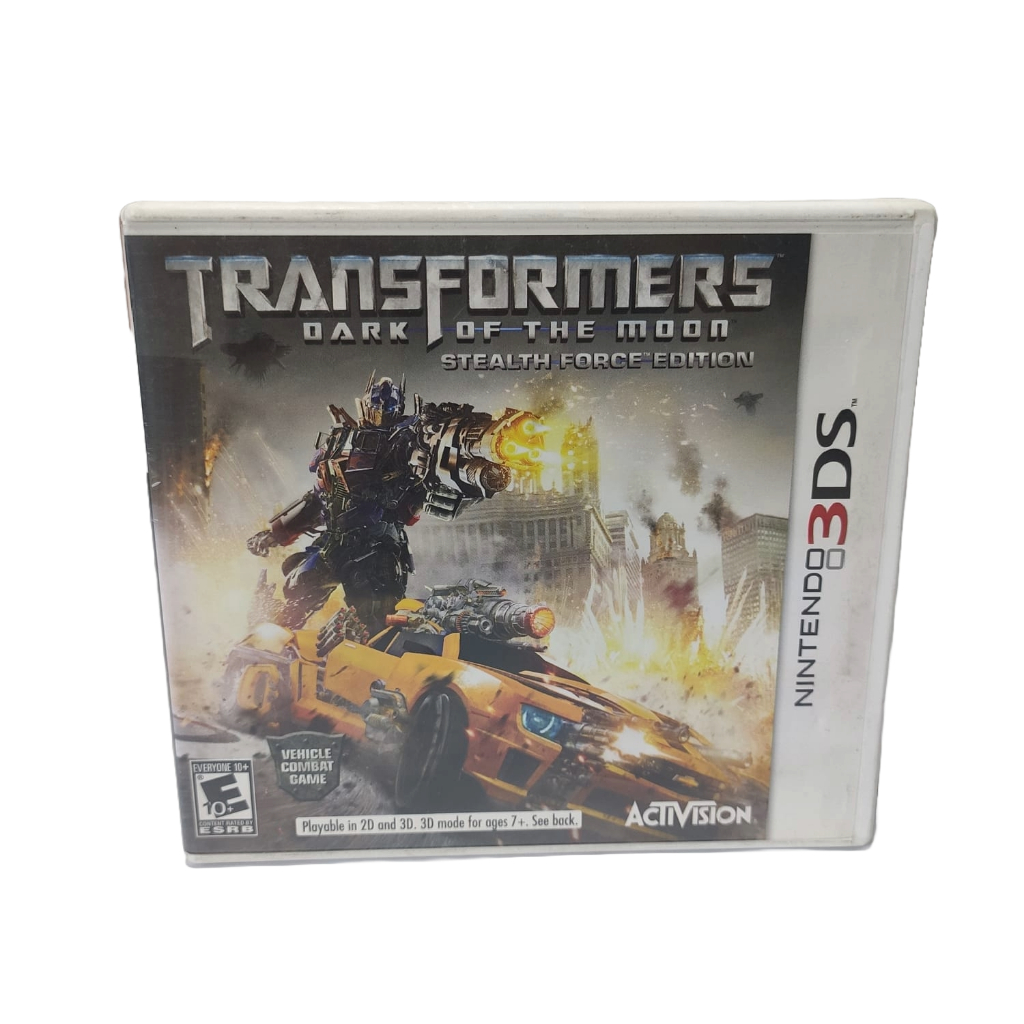 Jogo Transformers Dark of the Moon Stealth force Edition 3DS Região USA/ Americano Original Físico Fotos Reais