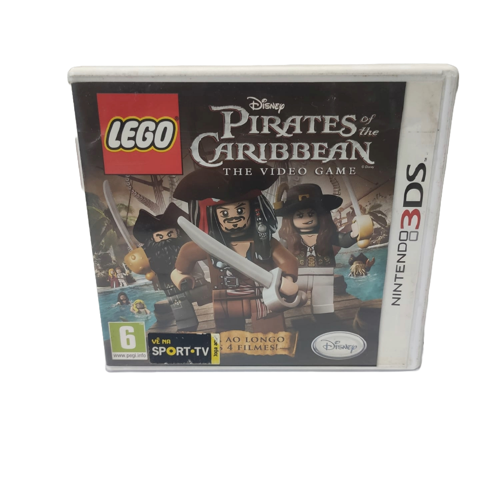 Jogo Lego Piratas do Caribe Disney Pirates of the Caribbean The Video Game 3DS Região USA/ Americano Original Físico Fotos Reais