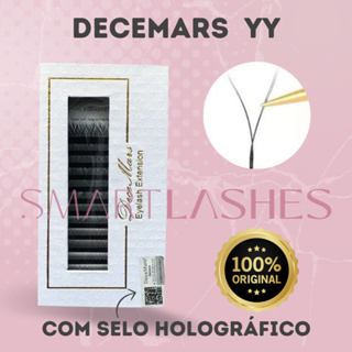 Cílios Decemars YY  (volume Brasileiro) Curvatura D para Extensão de Cílios em Oferta na Shopee
