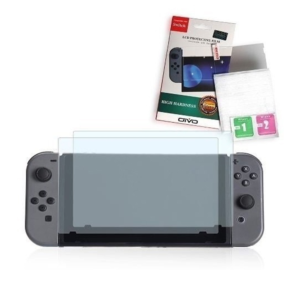 Película Vidro Temperado 0,3 mm 9H Ultra Clara Cobertura Total Compatível Tela Nintendo Switch