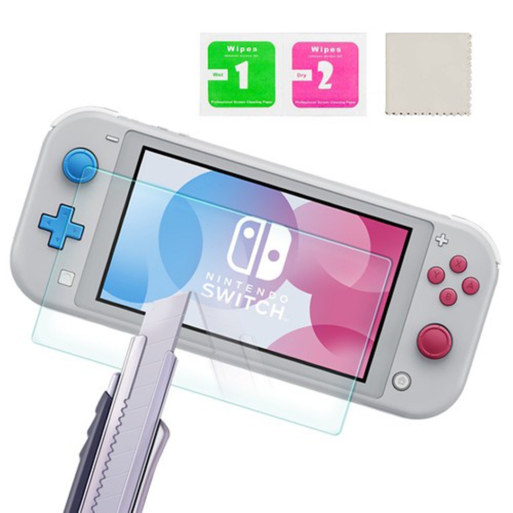 Película Vidro Temperado Mini 0.3mm 9H Compatível Tela Visor Nintendo Switch Lite Ultra Clara
