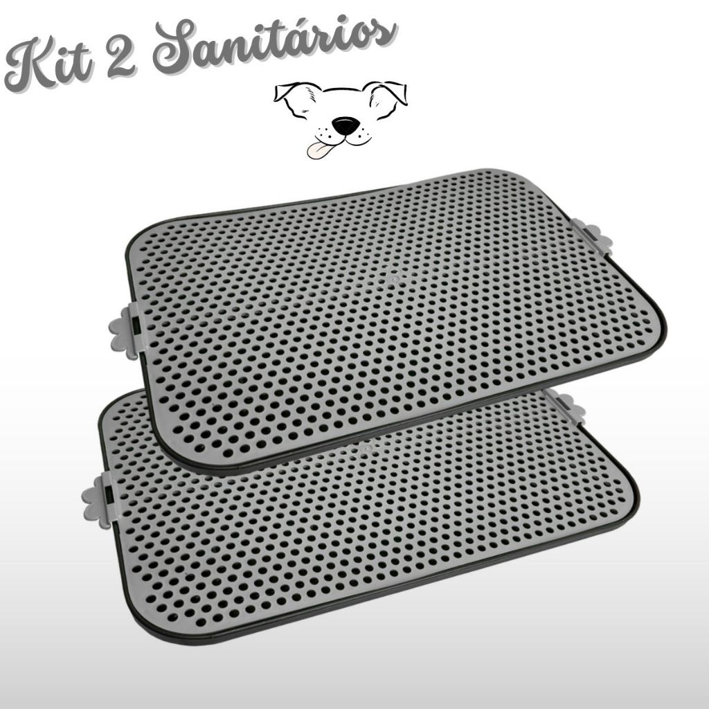 Kit Sanitário Canino Lavável Higiênico Xixi Dog Tapete Para Cachorro 2 Unidades