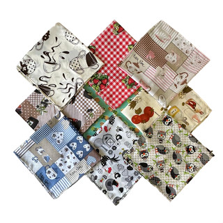 Kit Toalha de Chá com 4 Peças 70cm x 70cm em Oferta na Shopee