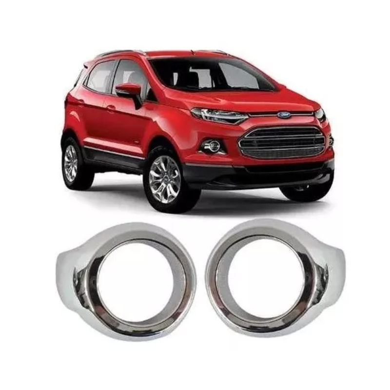Moldura Copo Milha Ecosport 2013 2014 2015 2016 Cromado
